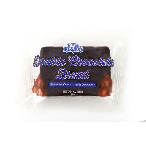 Nemos Double Chocolate Cake Bread, 4 Ounce [12-Pack]