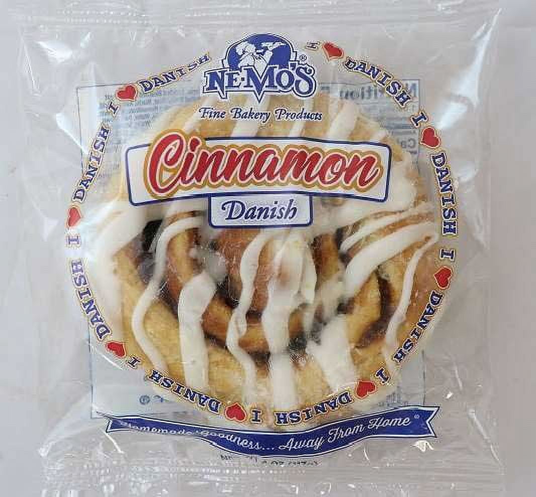 Nemos Round Cinnamon Danish, 4 Ounce -- 12 per case