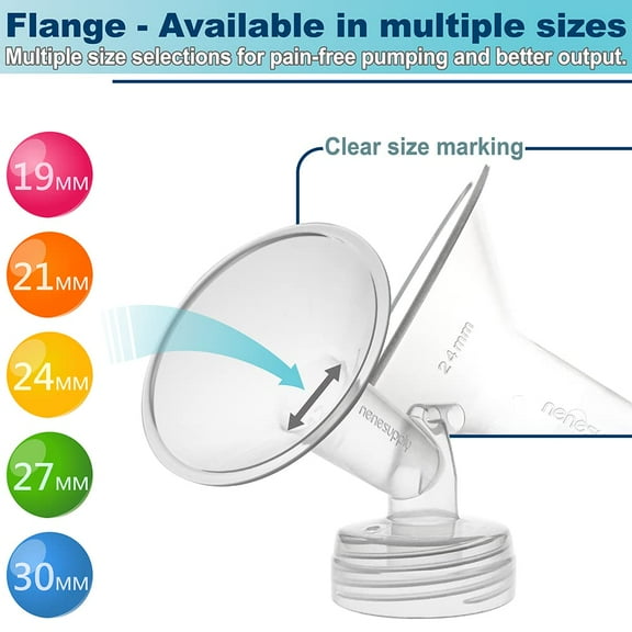 Nen'supply 21mm Flange Compatible with Spectra S2 Spectra S1 Breastpump. Made by Nen'supply. Not Original Spectra Pump Parts Not Original Spectra S2 Accessories Not Original Spectra Fla