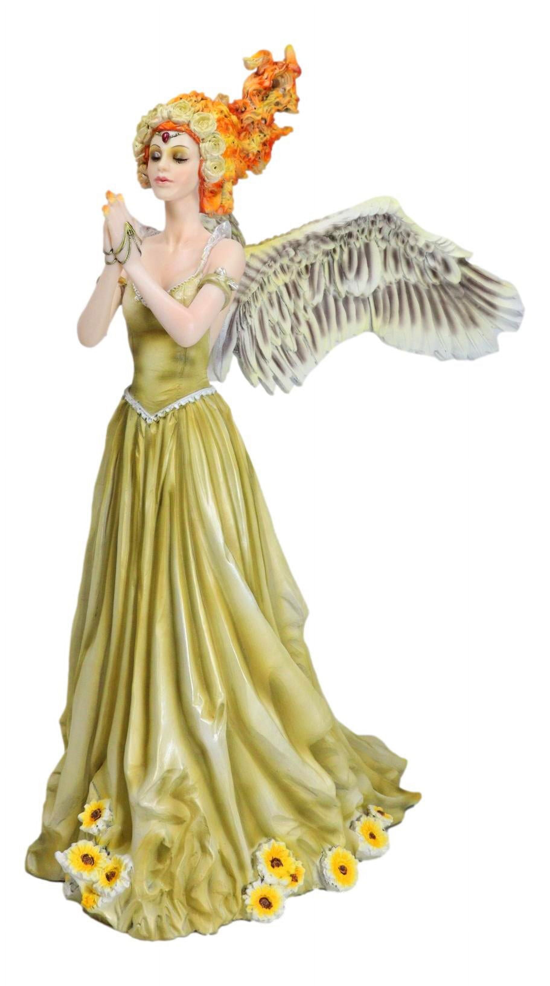 Nene Thomas Fire Element Spirit Of Flame Angel Fairy In Sunflower Gown