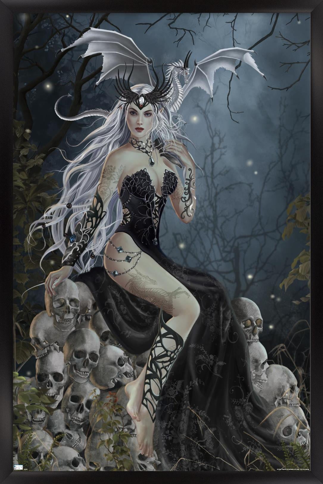 Nene Thomas - Mad Queen Wall Poster, 14.725" x 22.375", Framed