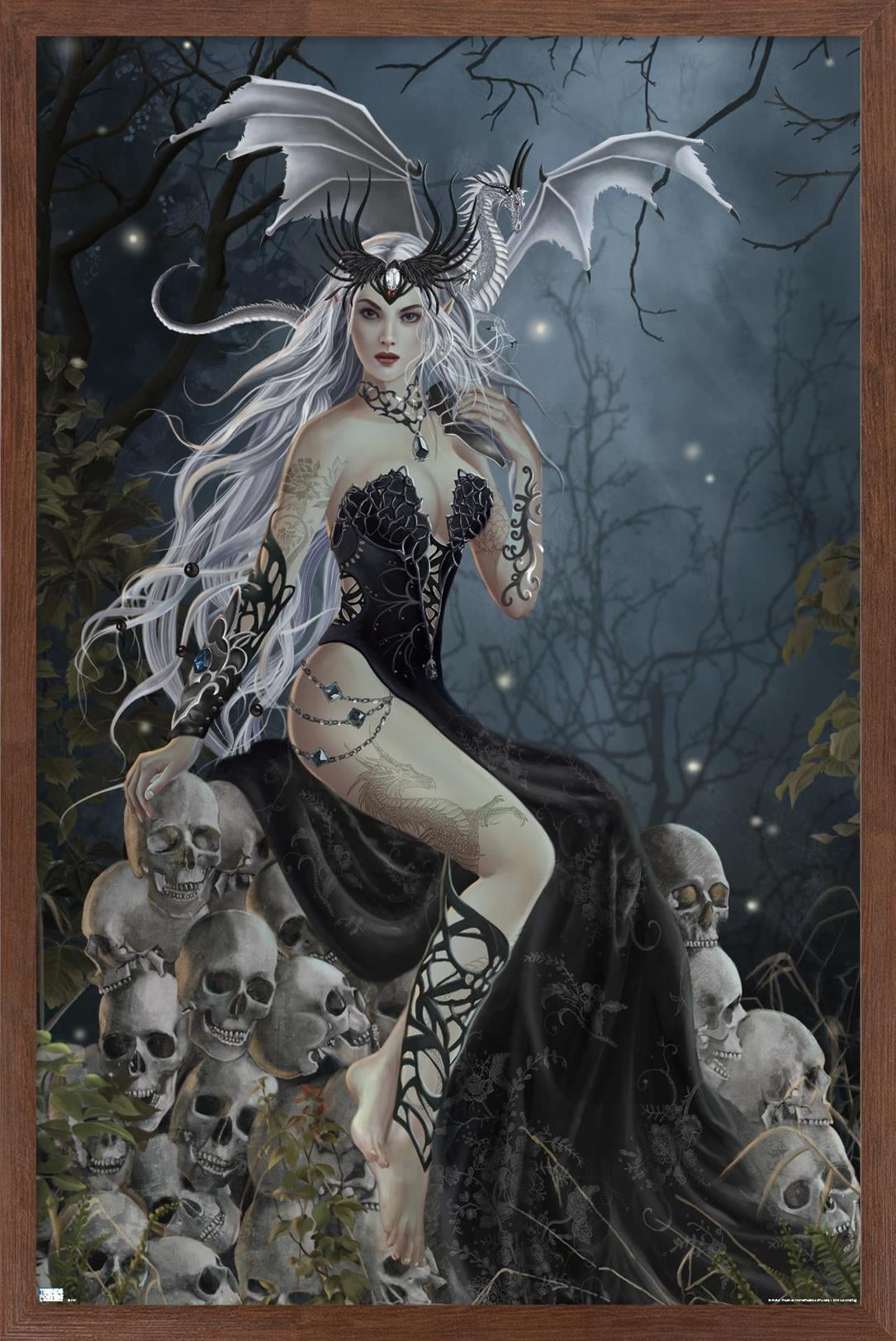 Nene Thomas - Mad Queen Wall Poster, 14.725" x 22.375", Framed