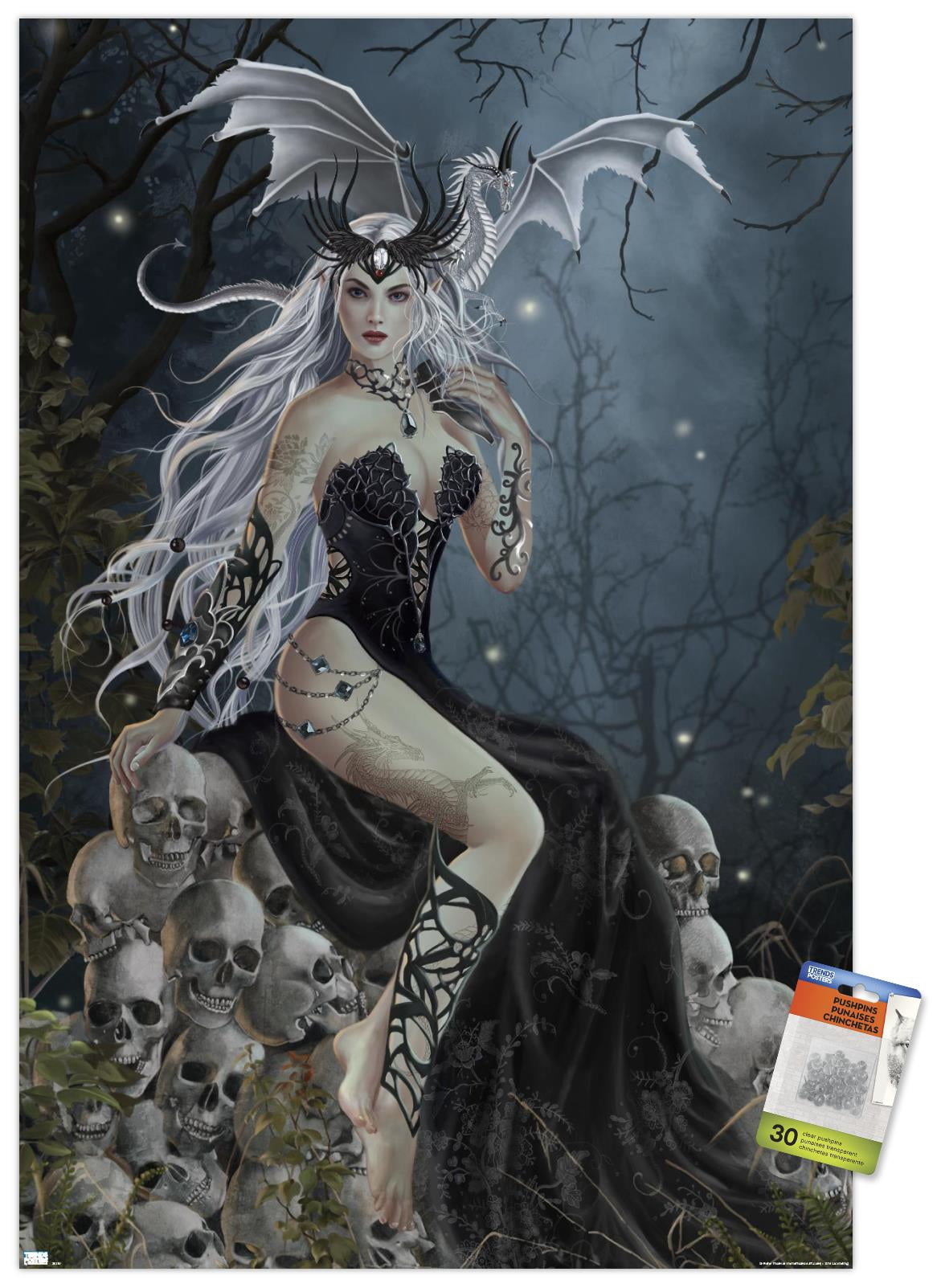 Nene Thomas - Mad Queen Wall Poster with Pushpins, 22.375" x 34"