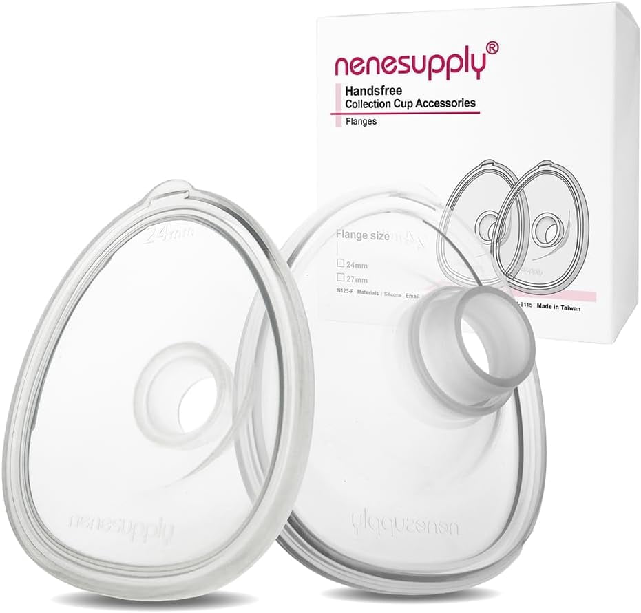 Nenesupply 24mm Silicone Flanges Breastshields for Handsfree Wearable ...