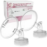 Nenesupply 2pc 17mm Flanges Compatible with Spectra S1 Spectra S2 Synergy Gold Breastpumps Replacement to Spectra Pump Parts and Spectra Flange Replace Spectra S2 Parts and Spectra 17mm