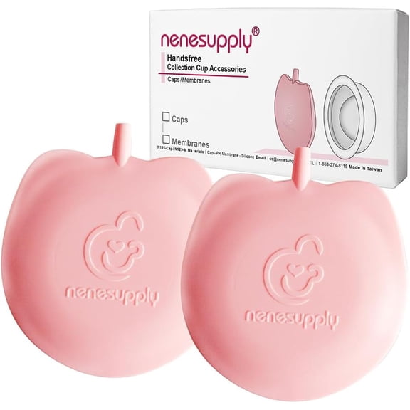 Nenesupply Sealing Caps for Handsfree Wearable Collection Cups. Work with Nenesupply Handsfree Wearable Collection Cups Only. Made of Food Grade Material. Handfree Pumping.