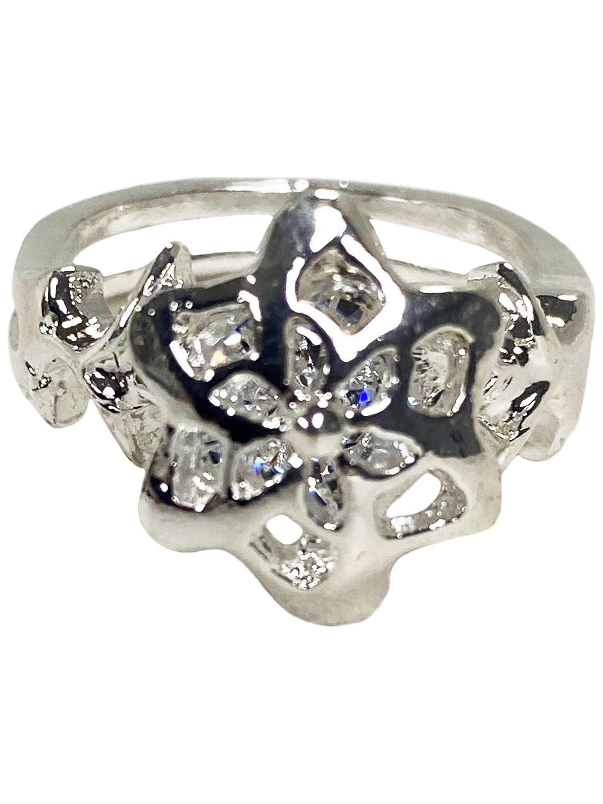 Nenya Ring of Adamant Zirconia Movie Lord Water Galadriel Rings The Cubic Of