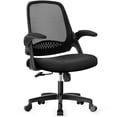 thumbnail image 1 of NEO CHAIR Office Desk Chair, Ergonomic Mesh with Flip-Up Armrests, Black, 1 of 8
