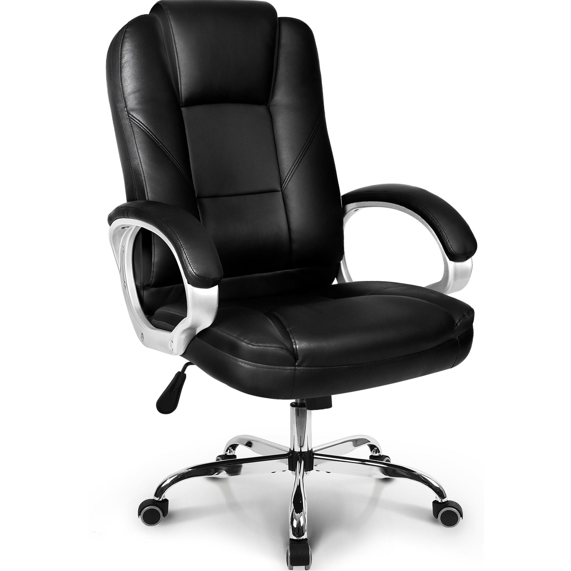 NEO CHAIR Office Chair Adjustable Desk Chair Mid Back Executive Comfortable  PU Leather Ergonomic Gaming Back Support Home Computer with Flip-up