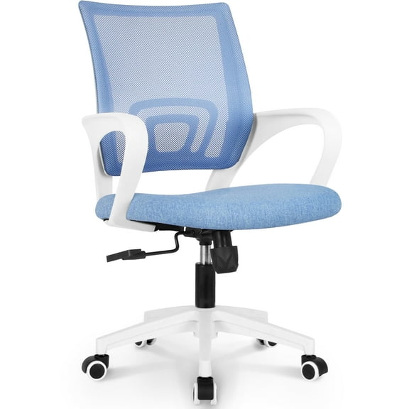 NEO CHAIR Ergonomic Office Chair, Lumbar Support, Adjustable Height with Armrests for Adults (Sky Blue)