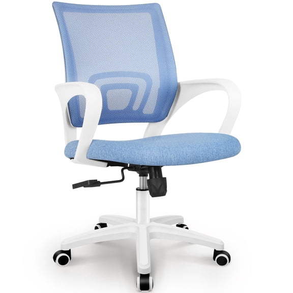 NEO CHAIR Office Computer Chair Ergonomic Mid-Back Mesh Desk Chair, Skyblue