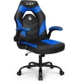 thumbnail image 1 of N-GEN Blue Gaming Chair, Flip-up Armrest Computer Chair Ergonomic Office Chair PU Leather Desk Chair Executive Adjustable Swivel Task Chair, 1 of 8