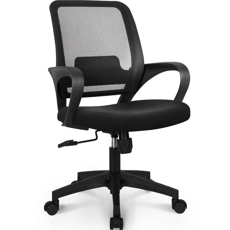 Neo Chair MB 5 Home Ergonomic Mid Back Mesh Office Chair Black Set of 1