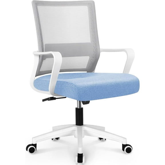 NEO CHAIR Office Chair, Ergonomic Lumbar Support, Adjustable Desk Chair with Armrests, Blue