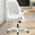 thumbnail image 1 of NEO CHAIR Office Chair, Flip-up Padded Armrests Desk Chair, Ergonomic Back Support, Beige, 1 of 8