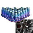 thumbnail image 1 of Neo Chrome 20 PCS M12X1.5mm Screw Lug Nuts Short Tuner Aluminum Wheels Rims Cap WN01 Mi2KA, 1 of 6