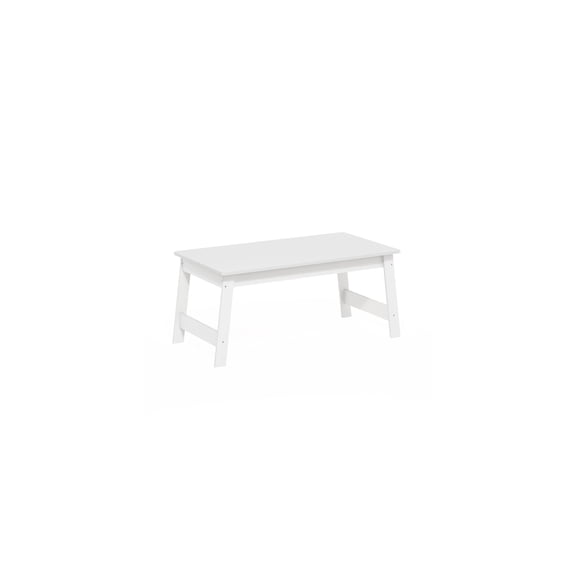 Neo Classical Nostalgia Coffee Table 35.59 W x 15.63 H x 19.45 D Rectangle Engineered Wood Ample Storage Simple Stylish Functional Design