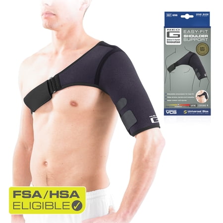 NEO G EASY-FIT ADJUSTABLE NEOPRENE SHOULDER SUPPORT BRACE,...