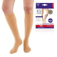 thumbnail image 1 of Neo G Knee Highs Compression Socks 20-30mmHg Large, Tan, 1 of 13
