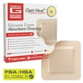 thumbnail image 1 of Neo G Opti-Heal Silicone Foam Absorbent Dressing, 3 Count - 4x4 FSA/HSA Eligible, 1 of 12