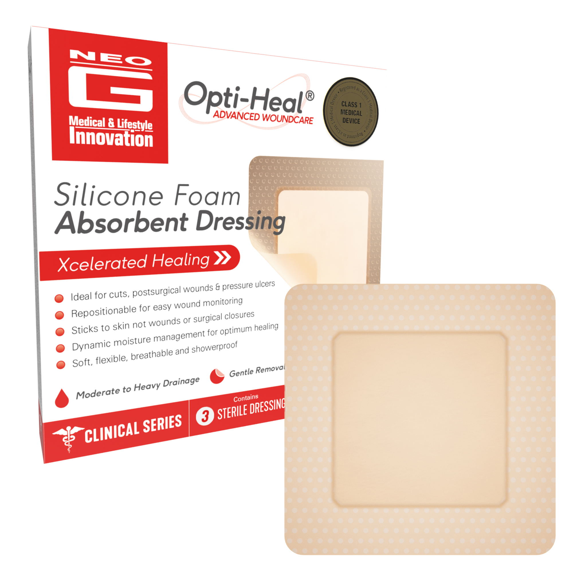 Equate Extra Large Absorbent Surgical Dressing, for Moderate to Heavy