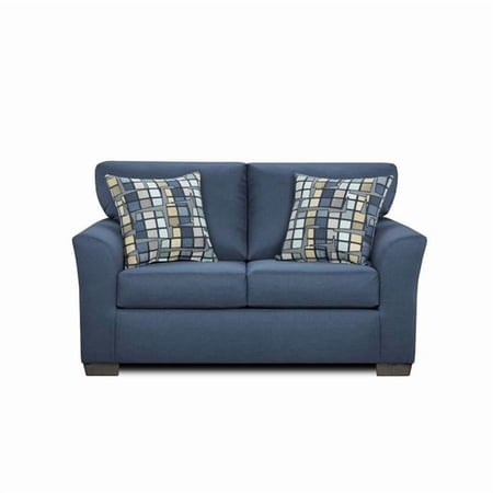 Neo Living NL700-BLUE-01-LOVE Elijah Loveseat Sofa, Blue