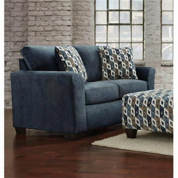 Neo Living NL700-NAVY-02-LOVE Olivia Loveseat Sofa, Navy