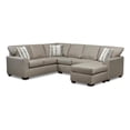 thumbnail image 1 of Neo Living NL702-TAUP-SEC-CHAISE Aaliyah Corner Sectional with Right Facing Chaise, Taupe, 1 of 1