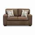 thumbnail image 1 of Neo Living NL705-BROW-LOVE Caleb Loveseat Sofa, Brown, 1 of 1