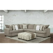 Neo Living NL719-TAUP Alaina Oversized Corner Sectional, Taupe