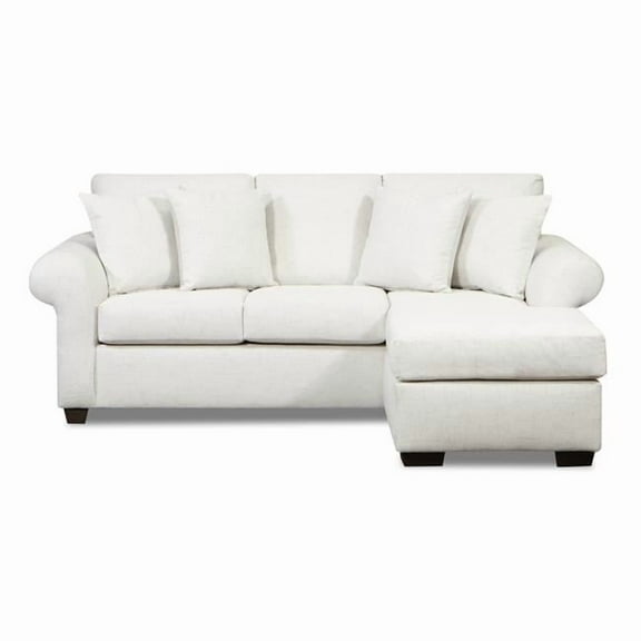 Neo Living NL725-BEIG-12-BONE-CHOF Sage Sofa Sectional with Reversible Chaise, Beige