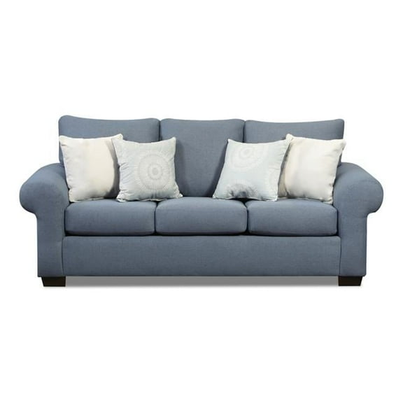Neo Living NL725-BLUE-12-WHIS-SOFA Remi Sofa, Blue