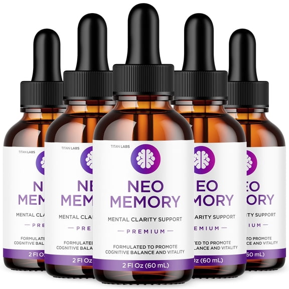 Neo Memory Drops Advanced Formula Brain Support Supplement NeoMemory 150 Servings