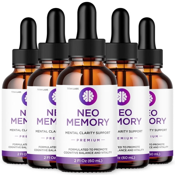 Neo Memory Drops Advanced Formula Brain Support Supplement NeoMemory 150 Servings