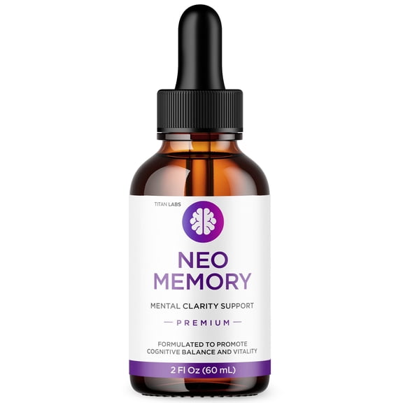 Neo Memory Drops Advanced Formula Brain Support Supplement NeoMemory 30 Servings