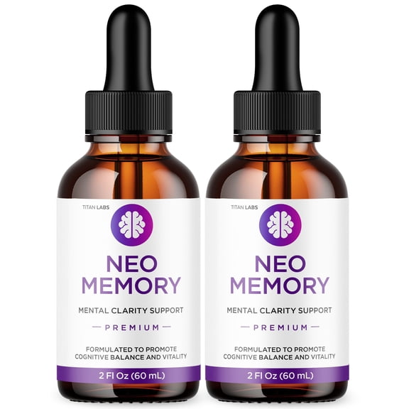 Neo Memory Drops Advanced Formula Brain Support Supplement NeoMemory 60 Servings