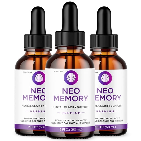 Neo Memory Drops Advanced Formula Brain Support Supplement NeoMemory 90 Servings