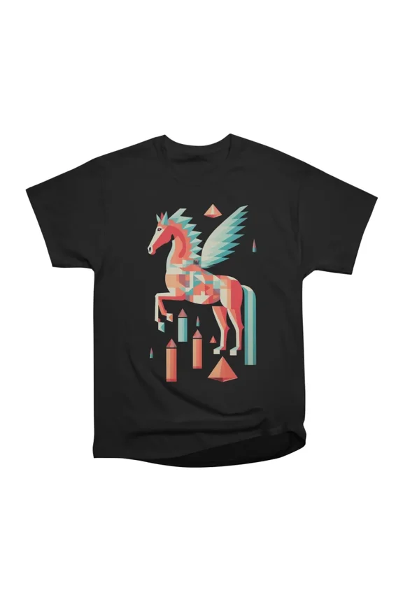 Neo Pegasus T-Shirt Tee Gift For Him Merch For Her Apparel For Friend