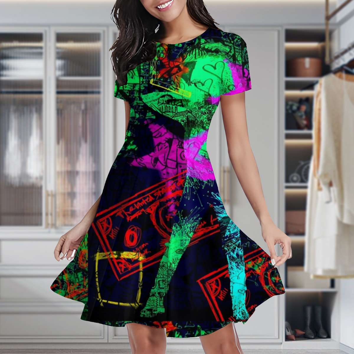 open lace back dress Lace-Up Short A-Line Homecoming Dress with Pockets Wine / 9