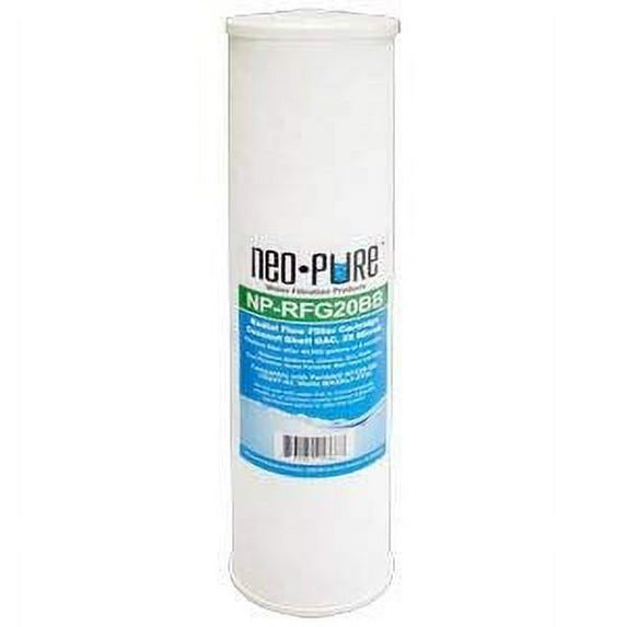 Neo-Pure NP-RFG20BB 20" BB Radial Flow GAC Carbon Filter 25 Micron - Single