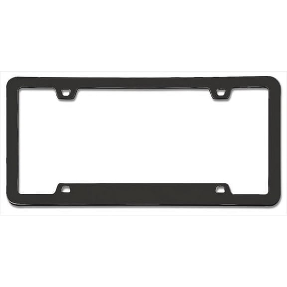 Neo Sport License Plate Frame, Black Chrome