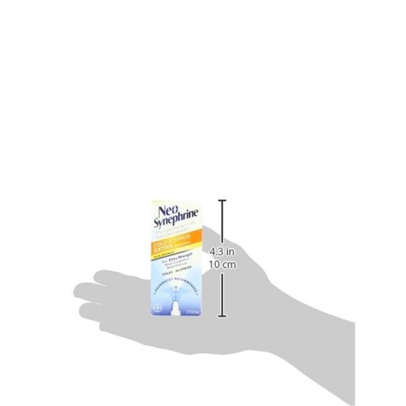 Neo-Synephrine Nasal Spray , Extra Strength Formula, 1/2-Ounce