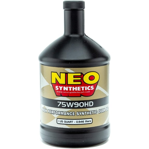 Neo Synthetics 75W90HD High Performance Synthetic Gear Oil, 12 Quarts