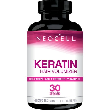 Hair Volumizer Capsules | with Keratin and Collagen | 60 Count | by NeoCell