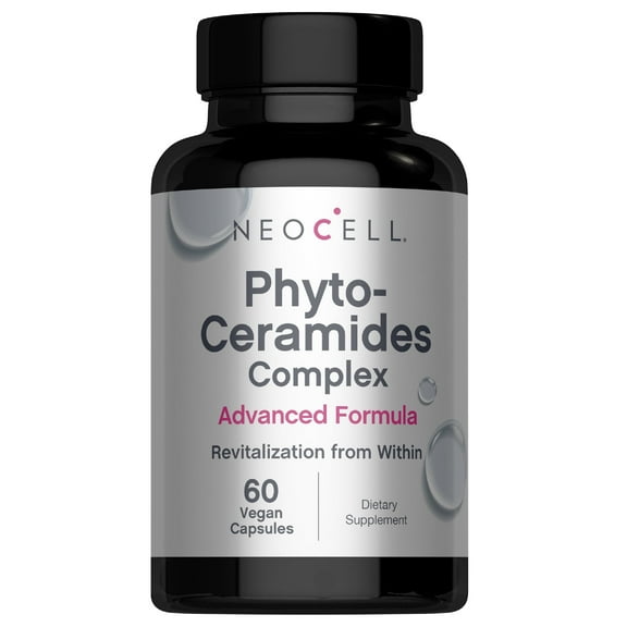 NeoCell Phytoceramide Complex Supplement | 60 Capsules | Advanced Formula | Vegan Plant Derived Ceramides