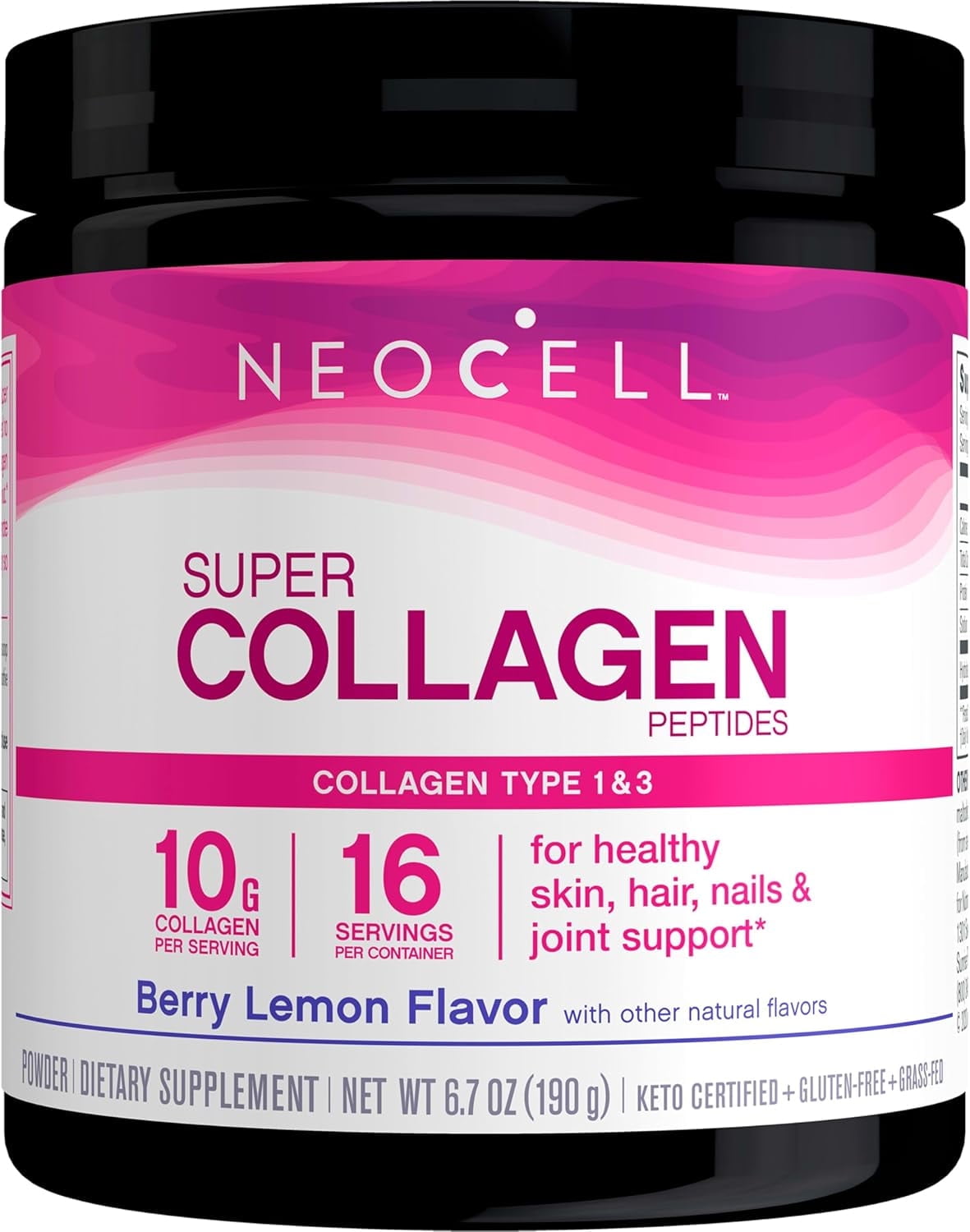 NeoCell Super Hydrolyzed Collagen Supplements Powder, Type 1 & 3