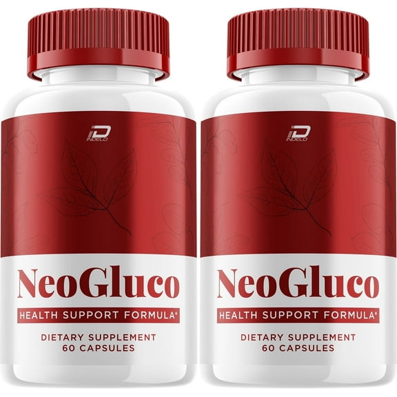 NeoGluco Capsules – Neo Gluco Natural Ingredients Glycogen Support, 2 Pack, 120 Capsules