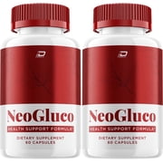 NeoGluco Capsules   Neo Gluco Natural Ingredients Glycogen Support, 2 Pack, 120 Capsules