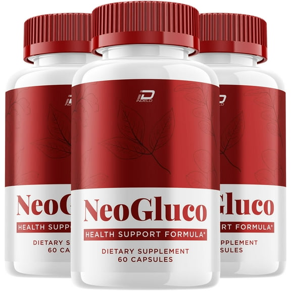 NeoGluco Capsules – Neo Gluco Natural Ingredients Glycogen Support, 3 Pack, 180 Capsules