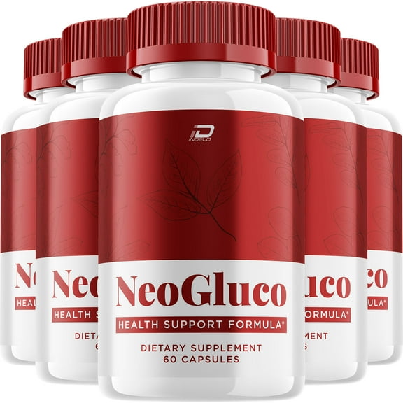 NeoGluco Capsules – Neo Gluco Natural Ingredients Glycogen Support, 5 Pack, 300 Capsules